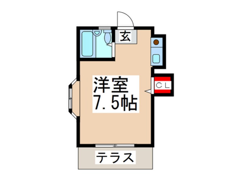 間取図 メゾンド国立