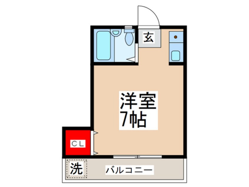 間取図 メゾンド国立