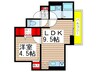 ファビュラス・ジュノム 1LDKの間取り