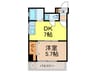 西蒲田司コ－ポ 1DKの間取り