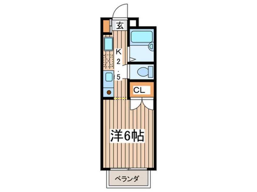 間取図 ラヴィル　1108