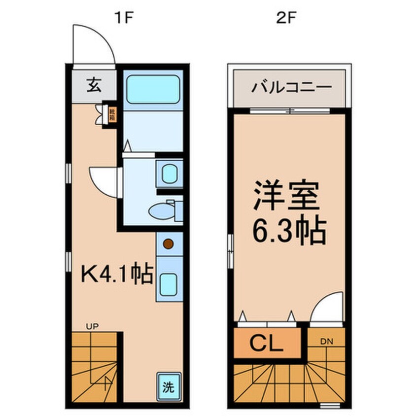 間取図 comodo東小岩