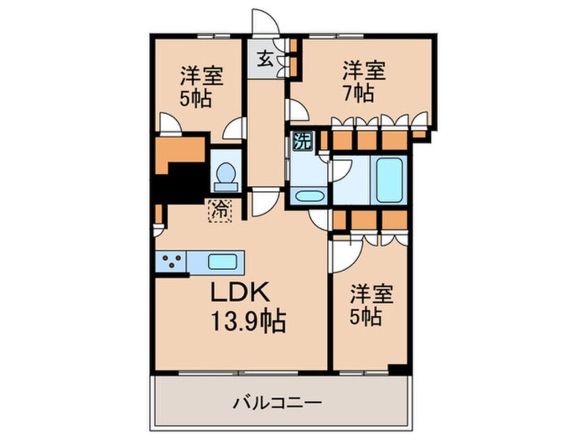 間取図 BrilliaMare有明TOWER＆GARDEN