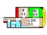 ｴﾚｶﾞﾝｽ綾瀬４ 2LDKの間取り