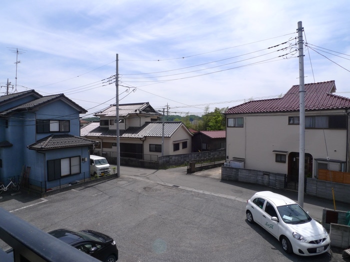 室内からの展望 ワ－ルドハイツＡ