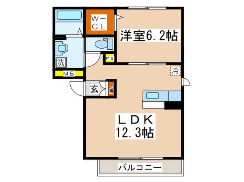間取図 ドエルEBINA