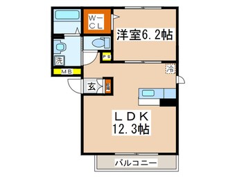 間取図 ドエルEBINA