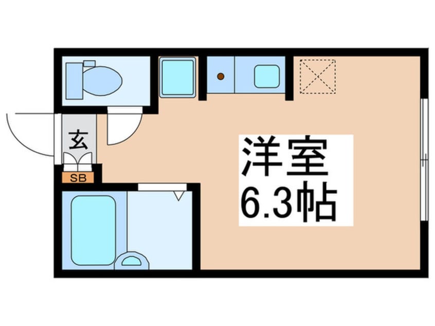 間取図 ルネコートお花茶屋