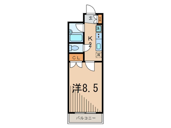 間取り図 オークヒルズ洗足