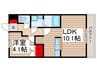 ボーヤハイム 1LDKの間取り
