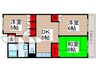 ニュ－コ－ポ高橋 3DKの間取り