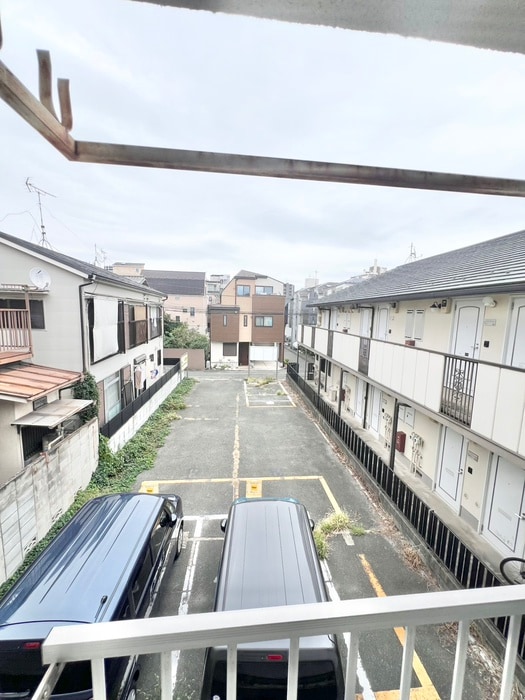 室内からの展望 コ－ポ若松
