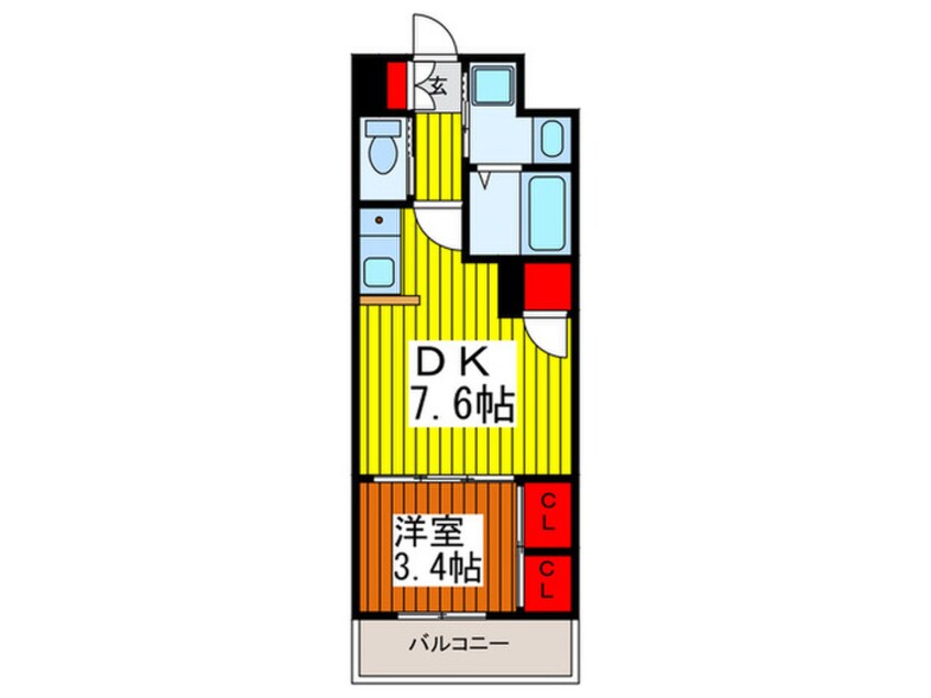 間取図 アクシーズタワー川口Ⅷ