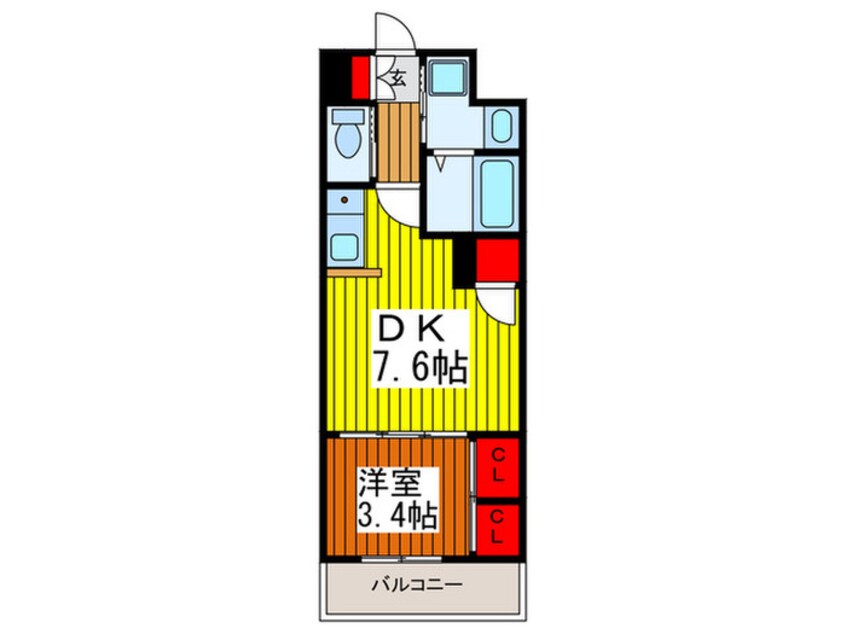 間取図 アクシーズタワー川口Ⅷ