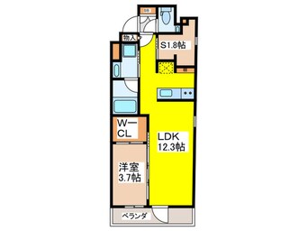 間取図 ザ・パークハビオ上北沢