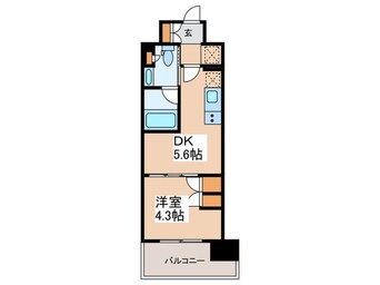 間取図 ザ・パークハビオ上北沢