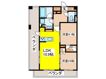 間取図 ザ・パークハビオ上北沢