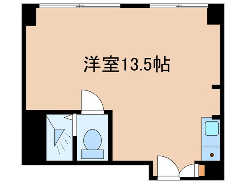 間取図 六本木ユニハウス（418)