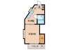 メゾンＳＳ 1Kの間取り