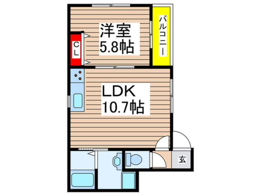 間取図 スーベニール八千代