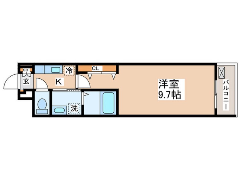 間取図 クレストTS