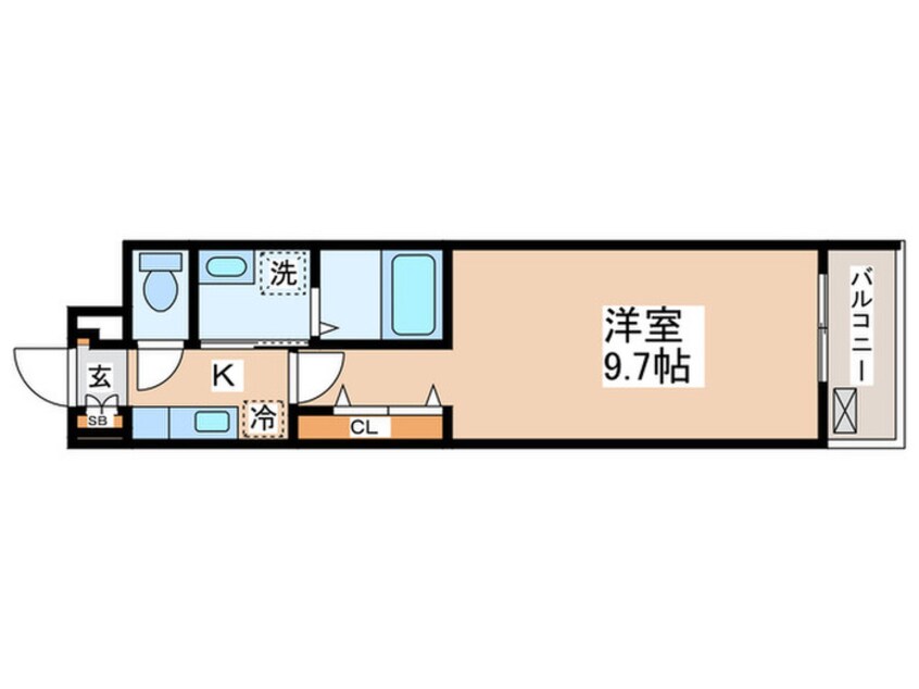 間取図 クレストTS