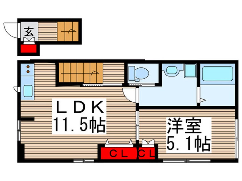 間取図 ａｎｇｅｌｉ清瀬