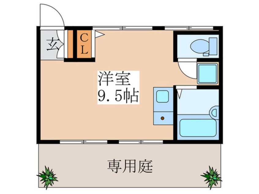 間取図 ブルーガーデニア