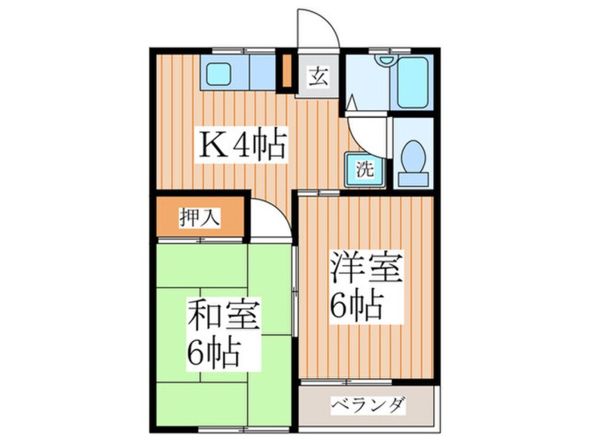 間取図 アルカサーノ田無