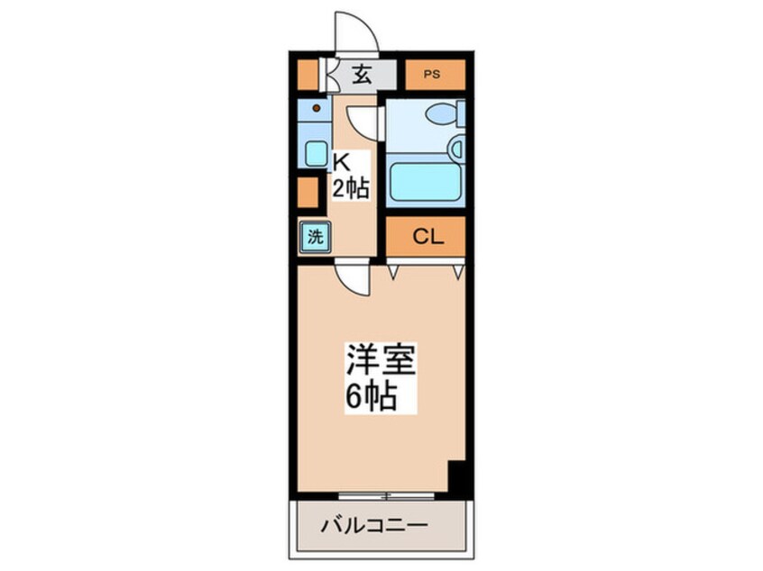 間取図 パピヨン大南