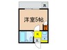 オ－クパレス 1Kの間取り