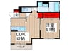 ＣａｓａｂｌａｎｃａＤａｎｄｙ 1LDKの間取り