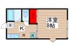 コ－ポデミダス 1Kの間取り