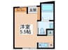 仮）小島町1丁目スタジオ 1Rの間取り
