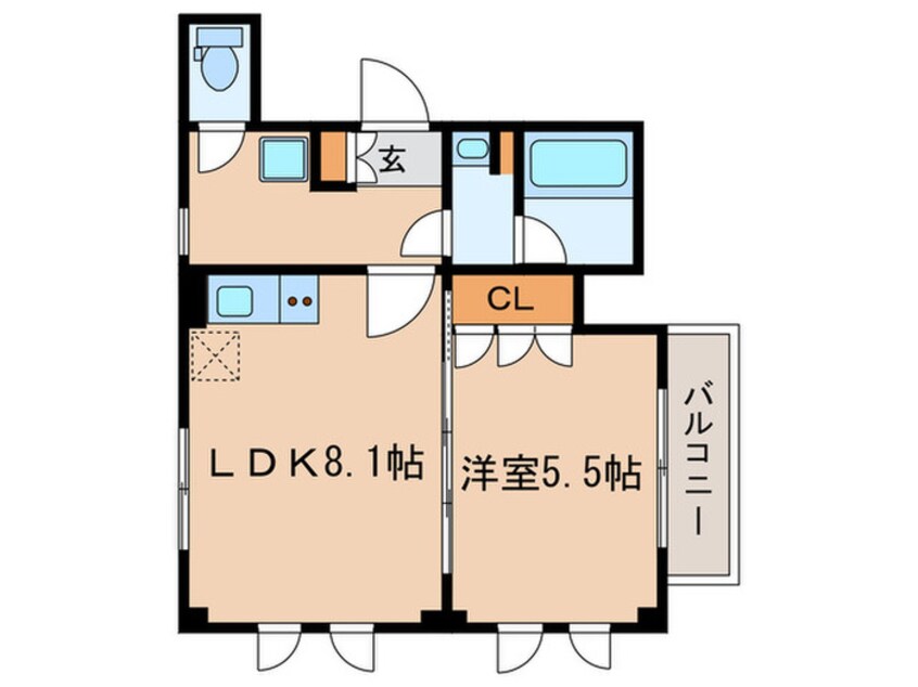 間取図 ハイコ－トフジ