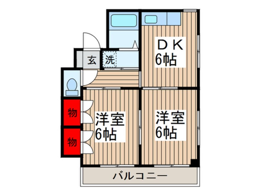 間取図 ル・ボア