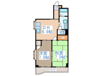 間取図 エントピア田代