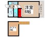 La・Fiore 1Kの間取り