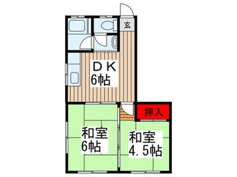 間取図 慶光コ－ポ
