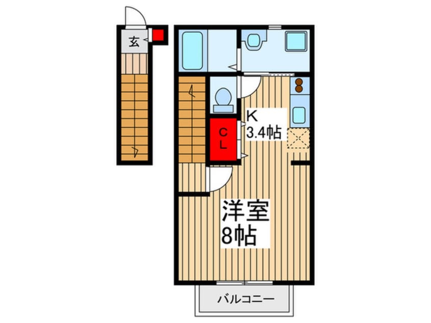 間取図 ベルコート朝霞