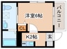 アーベインテラス青戸 1Kの間取り