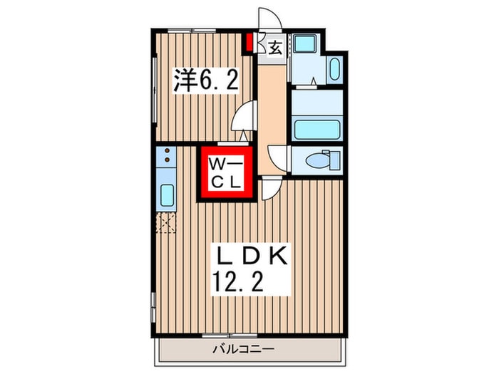 間取り図 キャピタル蒲生