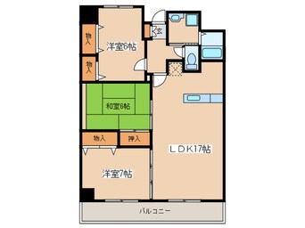 間取図 アトラクトマンショントムロ