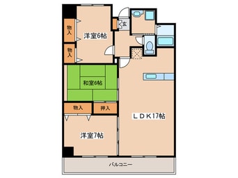 間取図 アトラクトマンショントムロ
