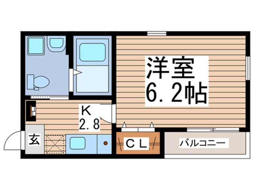 間取図 ＢＬＡＮＦＥＲＴＥ氷川