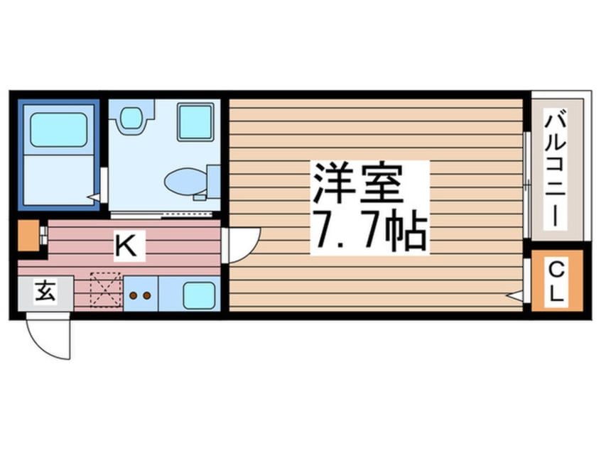 間取図 ＢＬＡＮＦＥＲＴＥ氷川