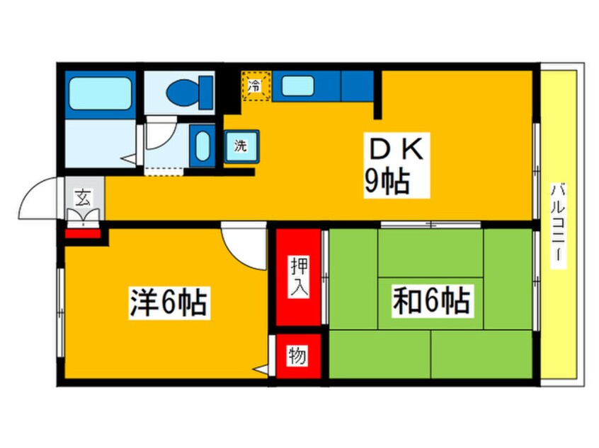 間取図 リヴィエール　フジ