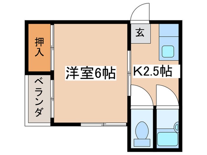 間取り図 コーポ桜ヶ丘