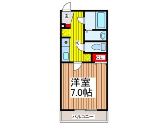 間取図 One s　Stage上落合Ⅴ