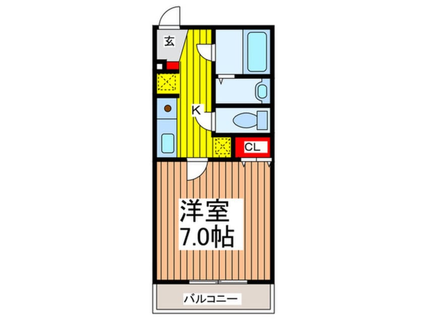 間取図 One s　Stage上落合Ⅴ